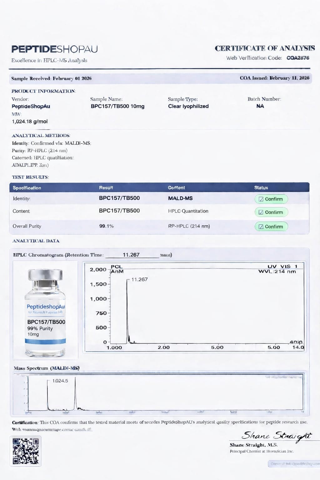 Buy BPC157/TB500 10mg AU -(Research Grade)